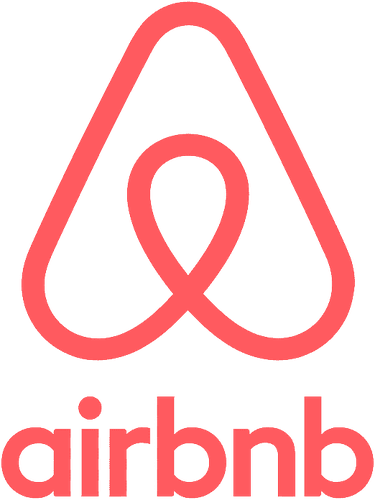 Logo Airbnb, plateforme de location de logements entre particuliers
